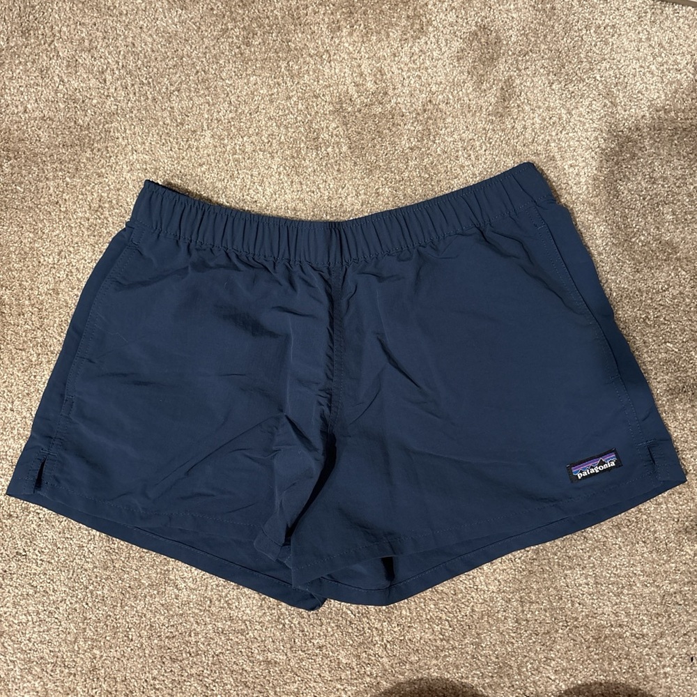 Patagonia Women's Dark Blue Athletic Shorts